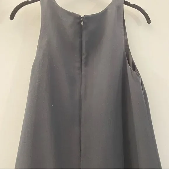 Club Monaco Quynh Asymmetrical Midi Dress | Black | Size: 00 - Picture 4 of 9